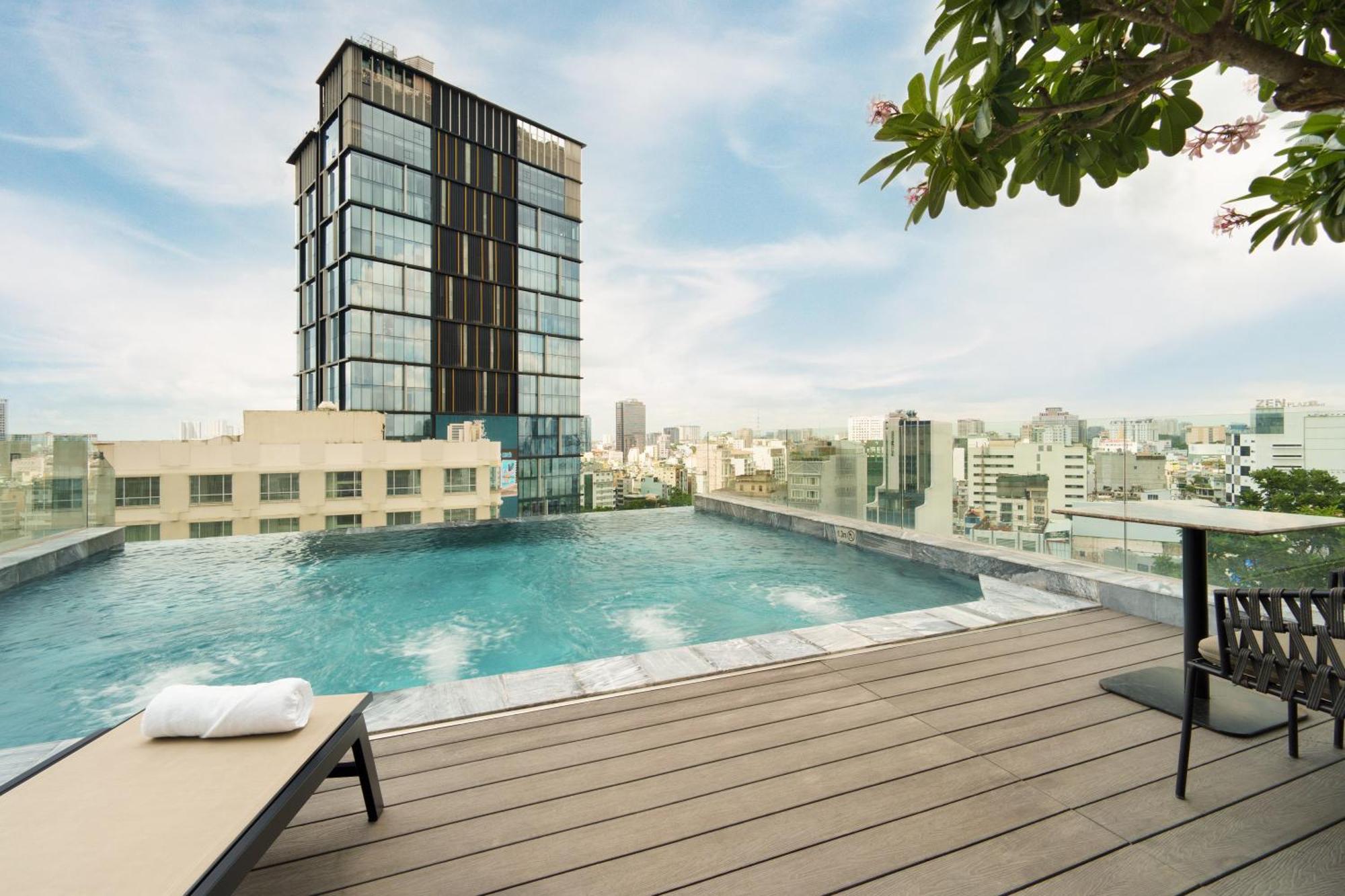 M City Hotel Saigon โฮจิมินห์ซิตี้ ภายนอก รูปภาพ