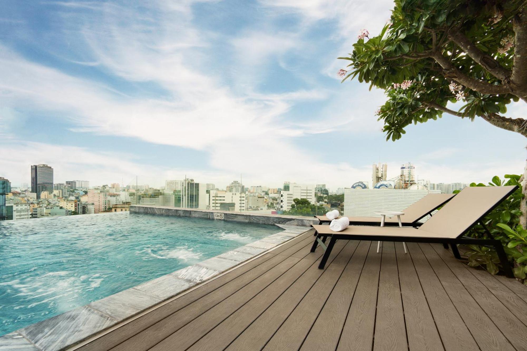 M City Hotel Saigon โฮจิมินห์ซิตี้ ภายนอก รูปภาพ